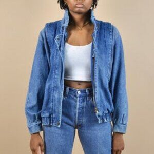 Vintage denim jacket women's M